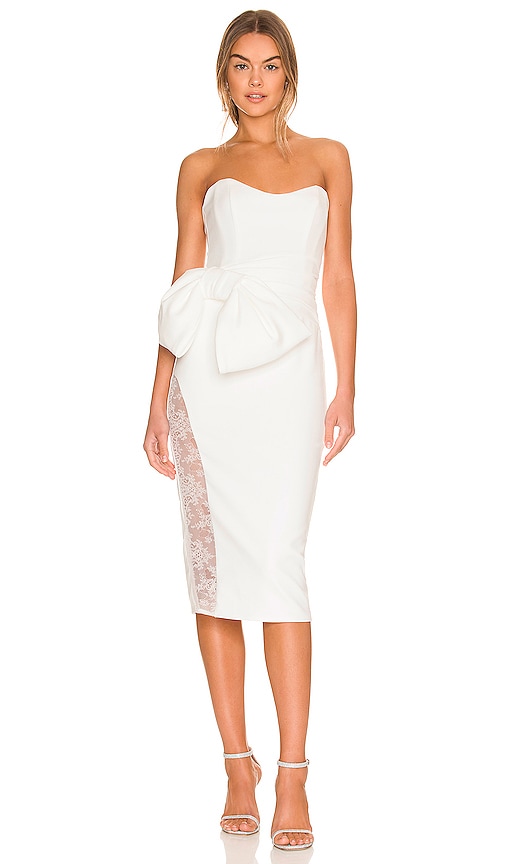 Shop Katie May Natalie Dress In Ivory