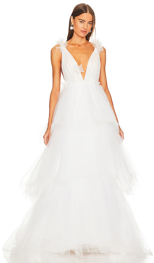 Katie May Aurora Gown In Ivory