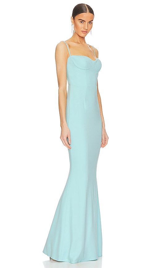 Shop Katie May Yasmin Gown In Baby Blue