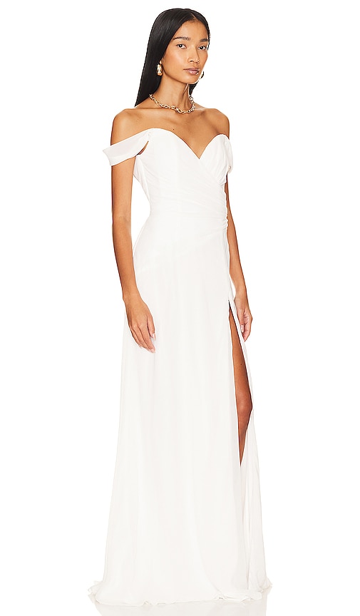 Shop Katie May Darcy Gown In Ivory