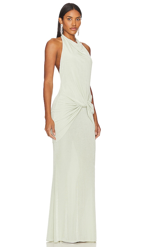 Shop Katie May Leyla Gown In Sage