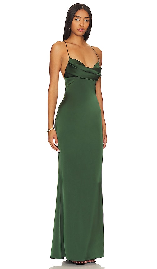 Shop Katie May Tara Gown In Forest