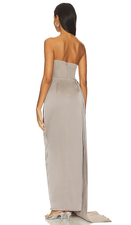  Katie May Abendkleid Bita In Metallic Silver, Grey. Größe S. Also In Xs, M. 