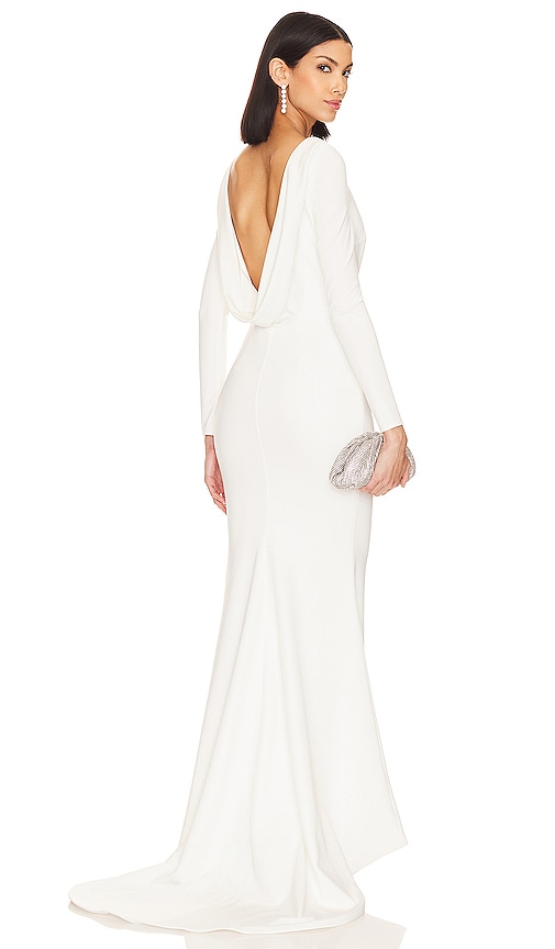 Katie May X Noel And Jean Wasson Gown In Ivory