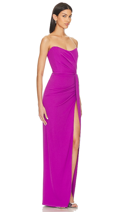 Shop Katie May Pamela Gown In 紫红色