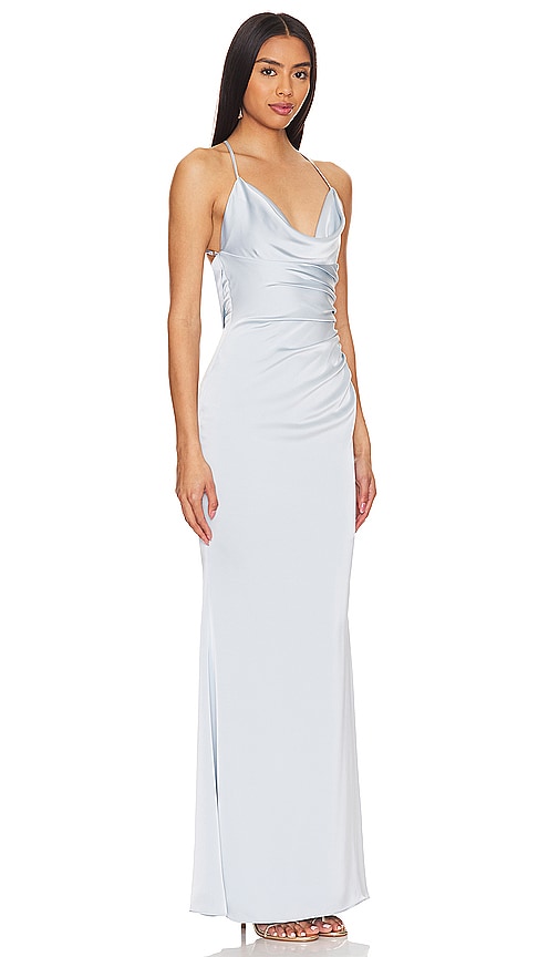 Shop Katie May Ryder Gown In Celestial Blue