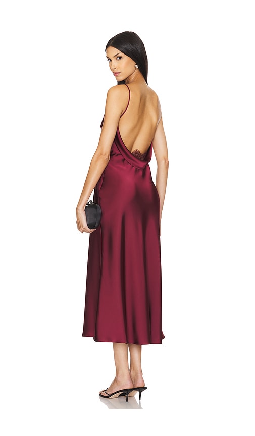 Shop Katie May Jessica Dress In Bordeaux