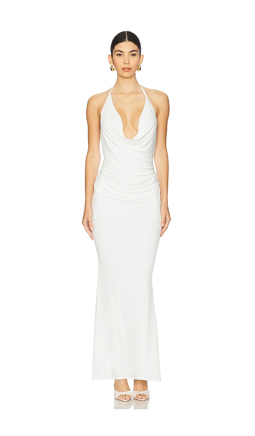 Katie May Selene Gown in Off White | REVOLVE