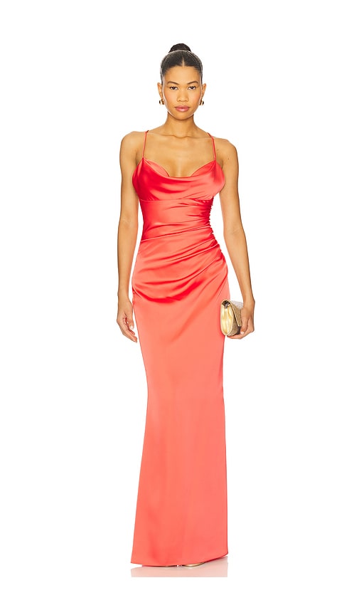 Ryder Gown in Coral. - size S (also in M, XS)