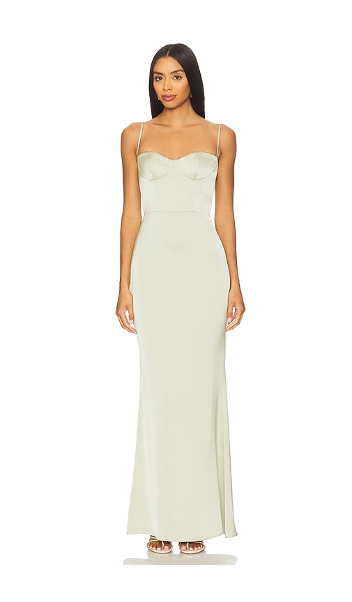 x REVOLVE Yasmin Gown in Sage. - size XS (also in L, M, S, XXS)