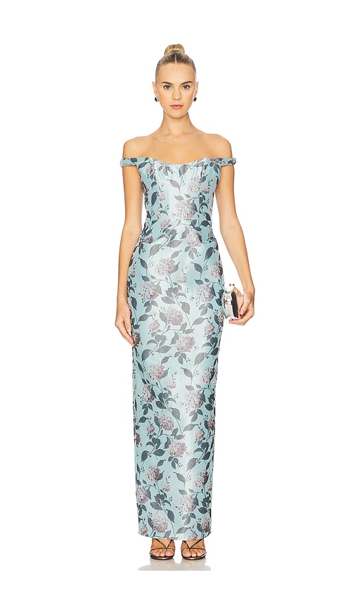Katie May Tempest Gown In Blue