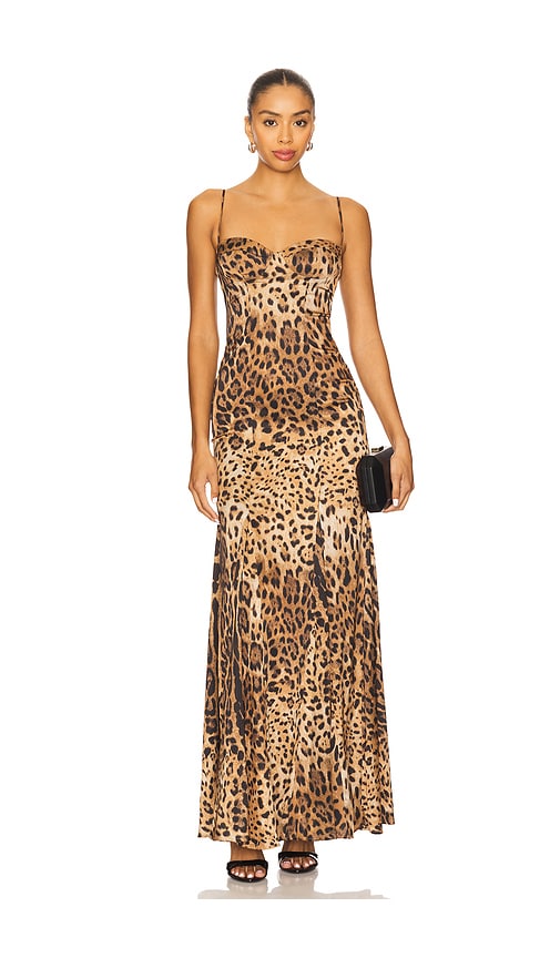 Katie May Opus Gown In Brown