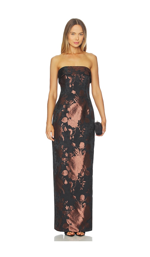 Katie May Elin Gown In Brown