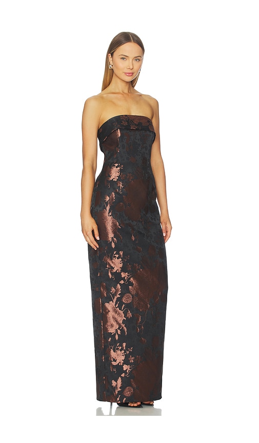 Katie May Elin Gown In Brown