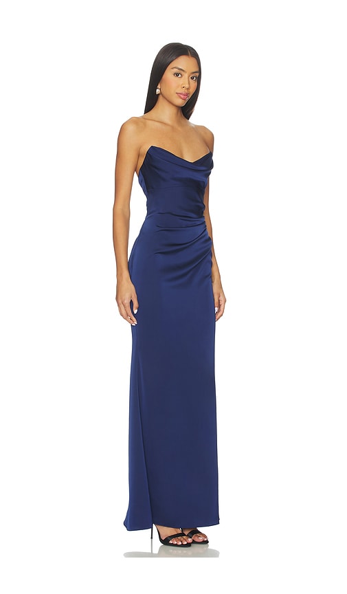 Katie May X Revolve Taylor Gown In Blue