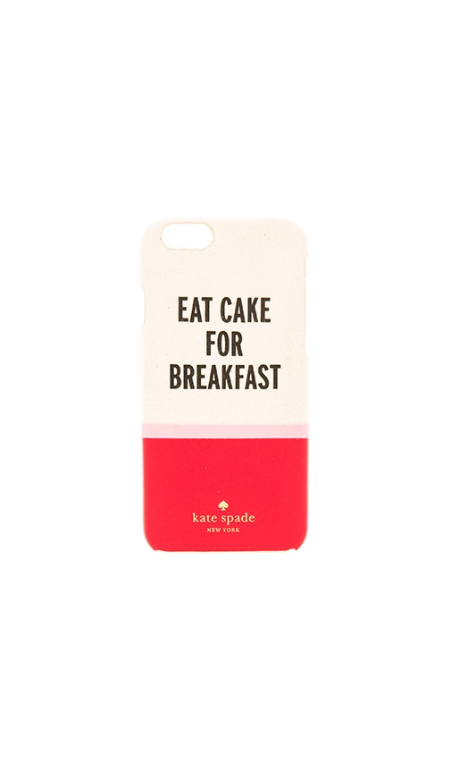 Eat Cake For Breakfast iPhone 6 Case