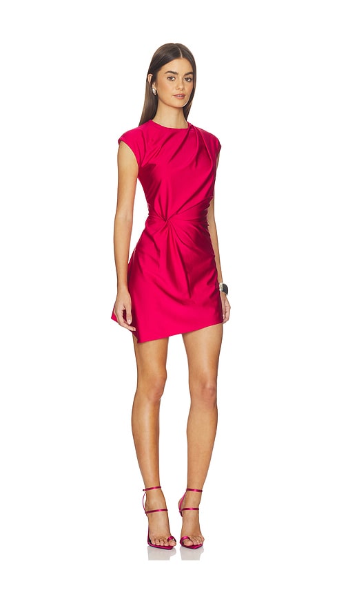  Kate Barton Thea Mini Dress In Fuchsia. Size Xs. Also In S, M. 
