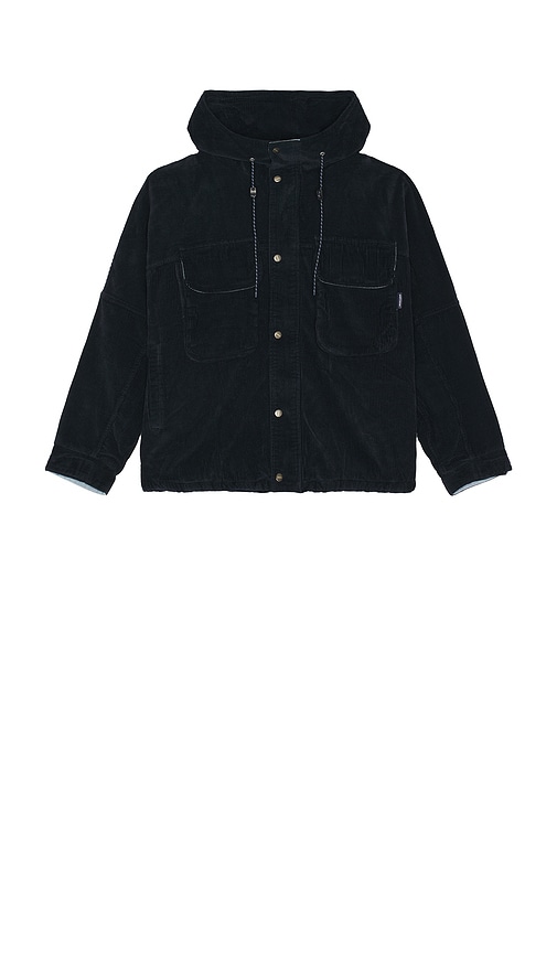 ジャケット・アウター corduroy balboa jacket in black Marlon Corduroy Aviator Jacket - PX Clothing