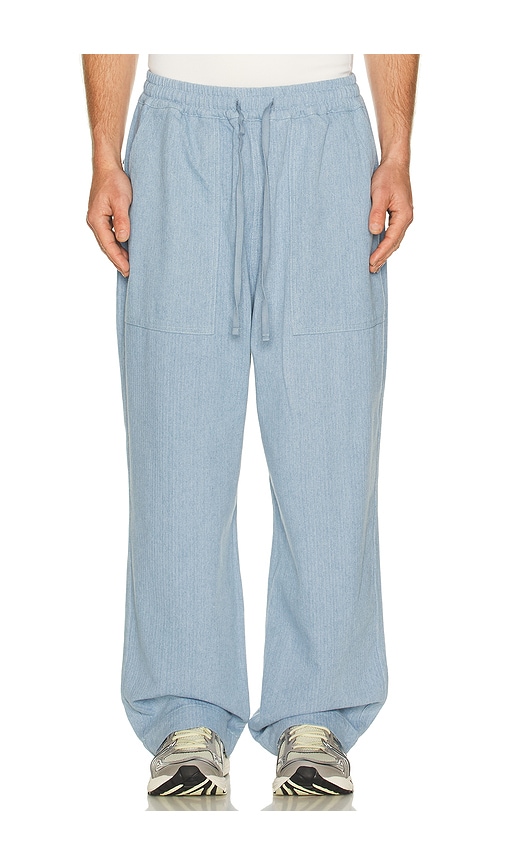 KAPPY DESIGN Fatigue Stripe Denim Pants