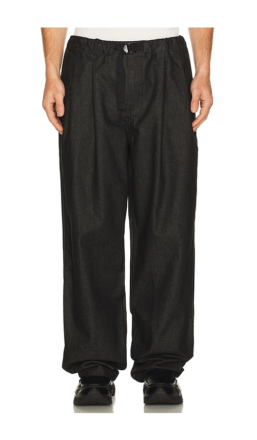 KAPPY DESIGN Two Tuck Wide Denim Pants