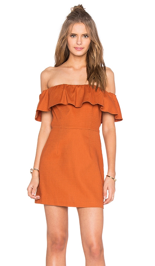 Ruffle Off Shoulder Dress