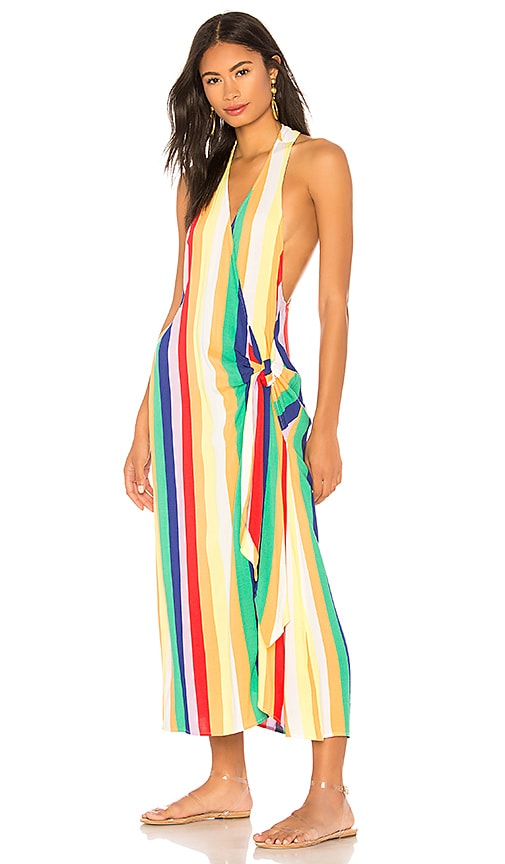 rainbow cover up dress