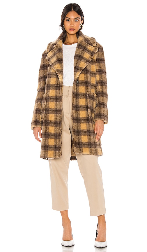 Kendall kylie hotsell plaid coat