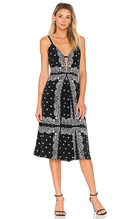 KENDALL + KYLIE Bandana Jumpsuit in Black REVOLVE