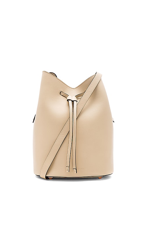 cream bucket bag