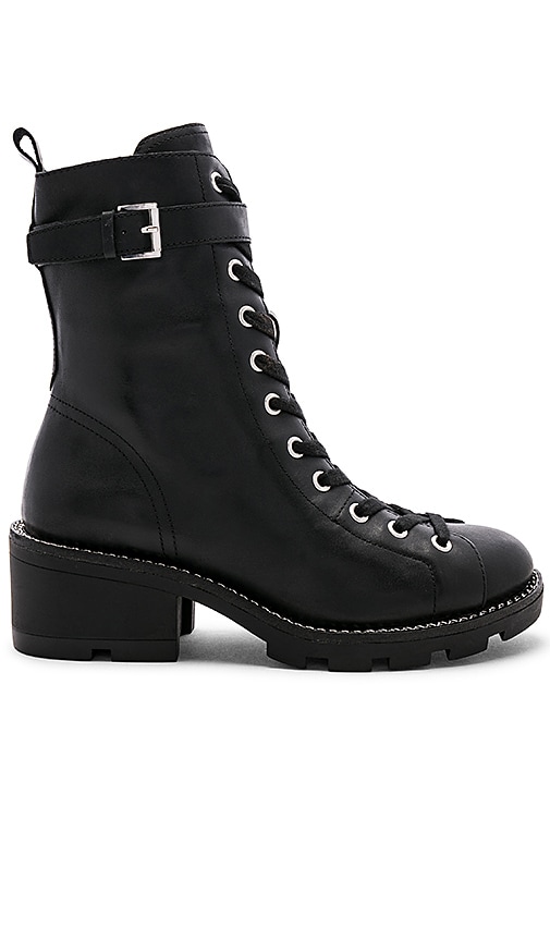 KENDALL + KYLIE Prime Boot in Black Regal Matte Leather | REVOLVE