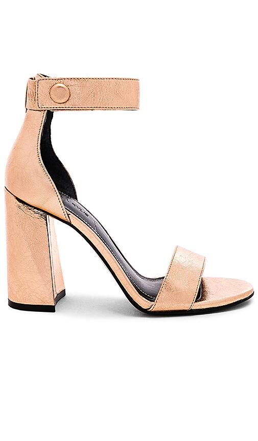 jewel sandals rose gold