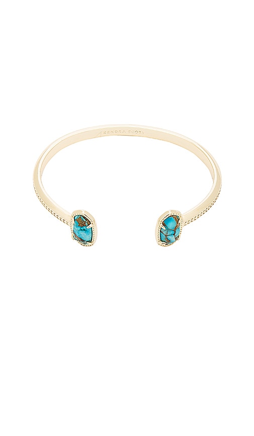 Kendra Scott Elton Bracelet in Gold & Turquoise | REVOLVE