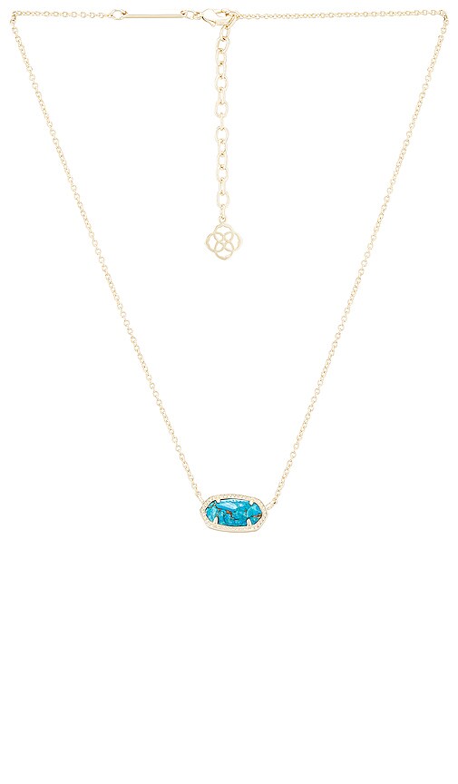 Kendra Scott Elisa Necklace in Bronze Veined Turquoise | REVOLVE