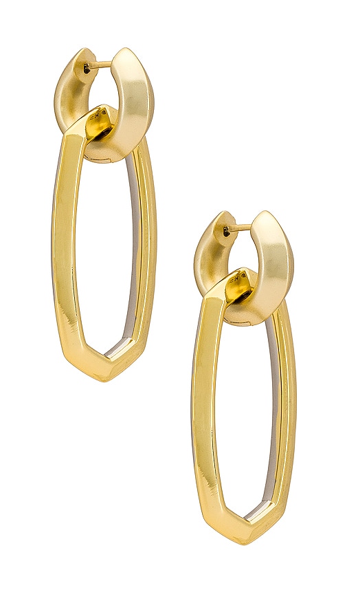 Kendra Scott Danielle Link Earrings in Gold & Rhodium