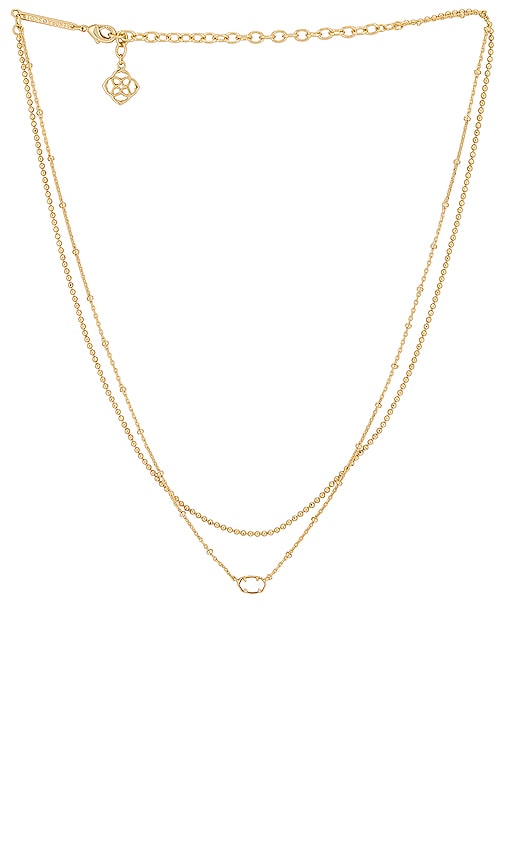 Kendra Scott Emilie Layered Necklace in Gold & Mother of Pearl | REVOLVE