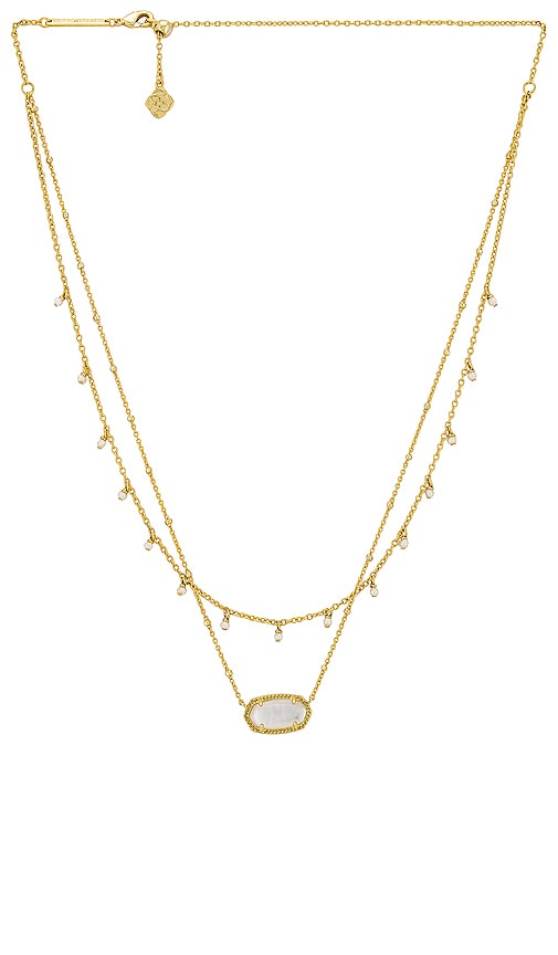 Elisa Rose Gold Pendant Necklace- Ivory Pearl | Kendra Scott