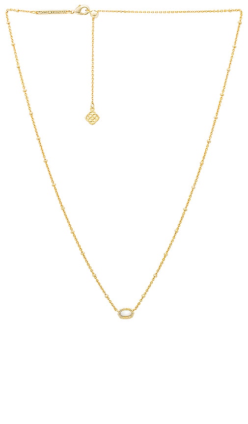 Kendra Scott Mini Elisa Pendant Necklace In Gold