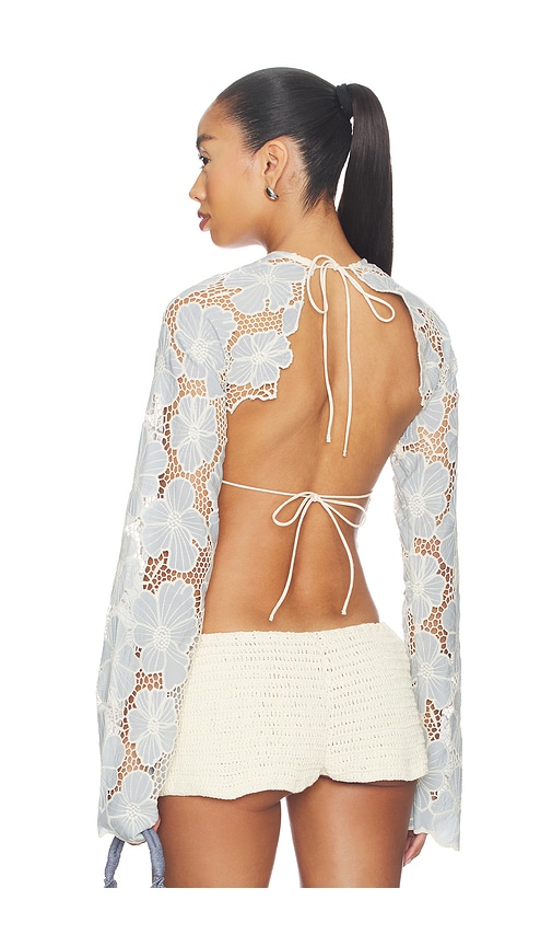 KETTEL ATELIER Floral Longsleeve Top