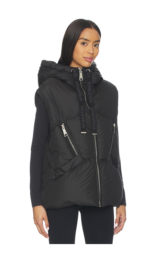 Khrisjoy Black Polyester Blend Down Jacket In Black