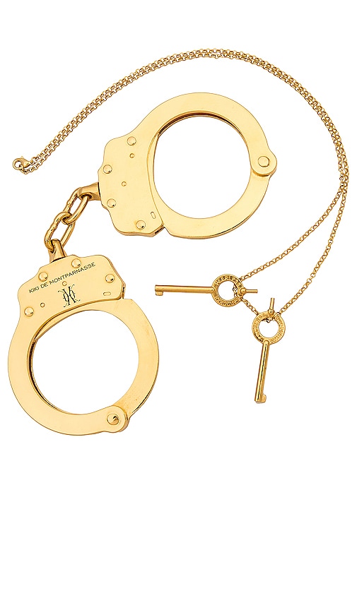 Kiki De Montparnasse Gold Handcuffs