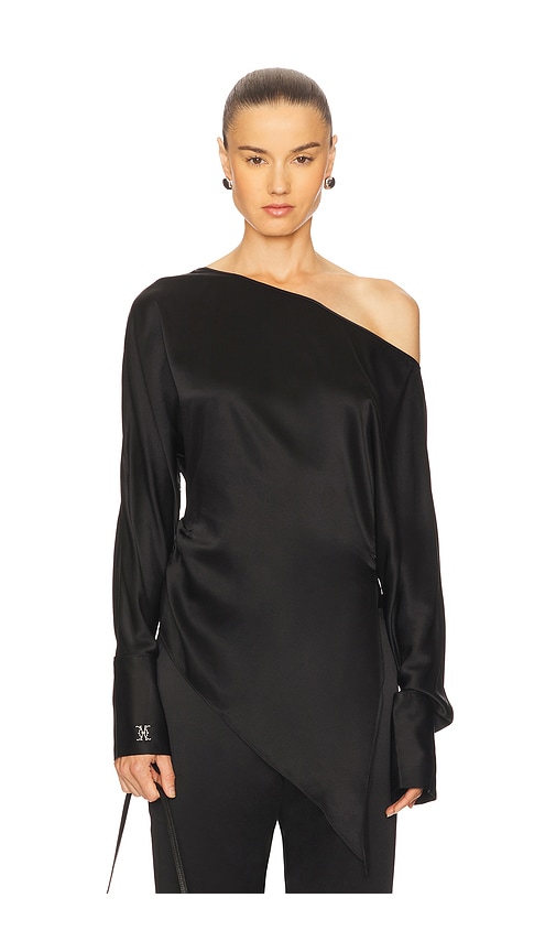 Off Shoulder Monogram Silk Top in . - size L (also in M, S, XS) - Kiki de Montparnasse - Modalova