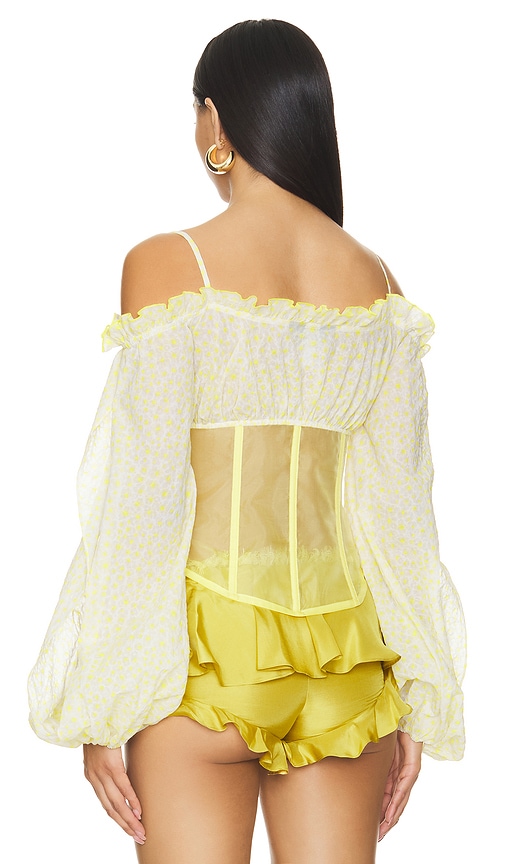  Kim Shui Bustier-top In Yellow. Größe Xs. Also In S. 