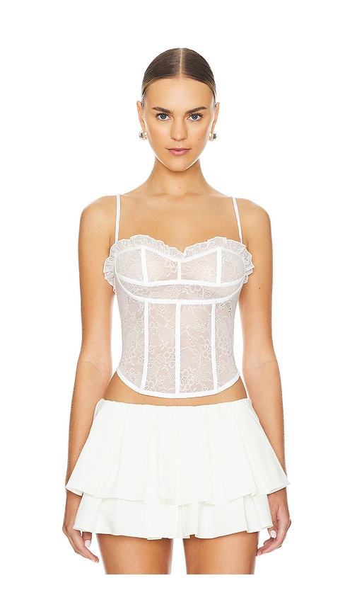 Kim Shui Bustier-top In White