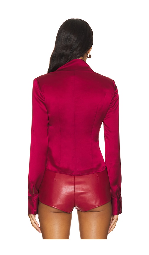  Kim Shui Bluse In Red. Größe S. Also In Xs. 