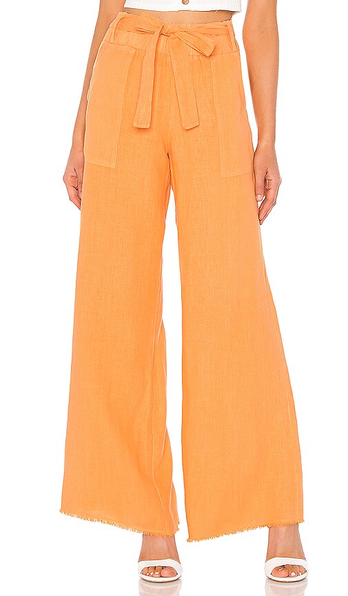 Paperbag Waist Wide Leg Pant