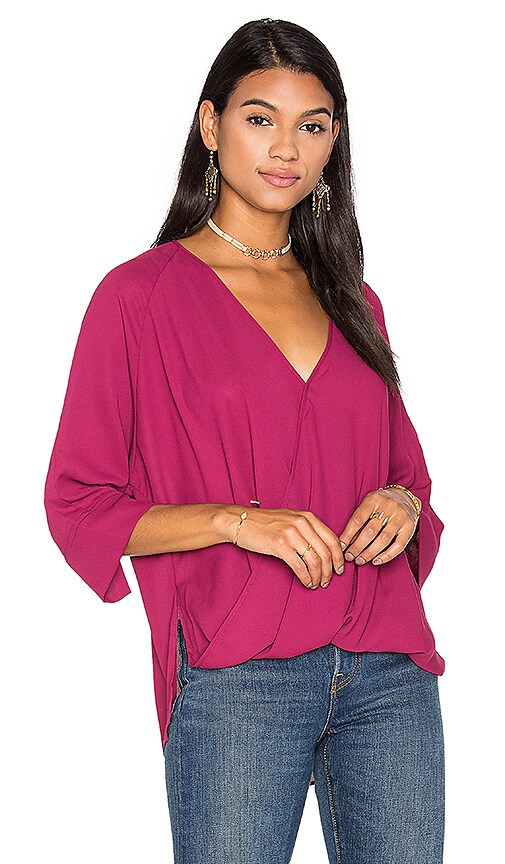 Oversized Surplice Top