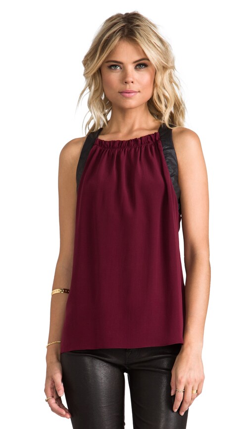 Halter w/ Leather Trim