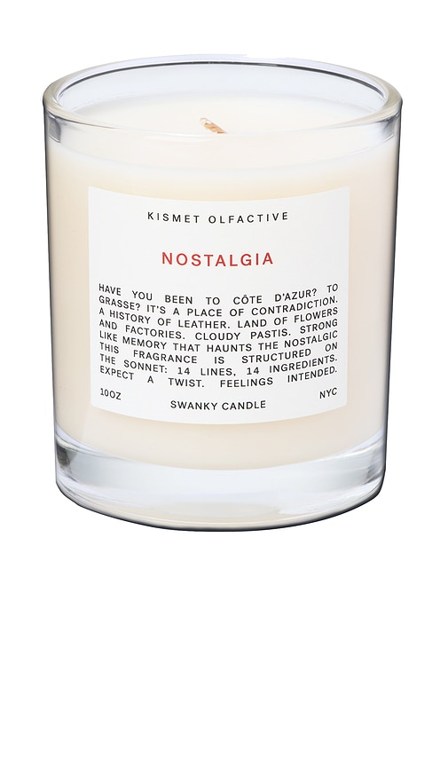 Kismet Olfactive Nostalgia Candle In White
