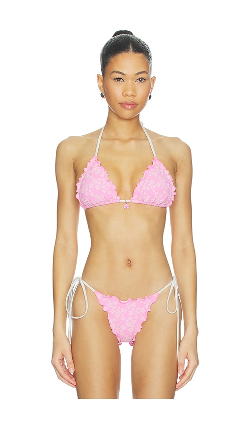 Kulani Kinis Lettuce Edge Bralette Bikini Top