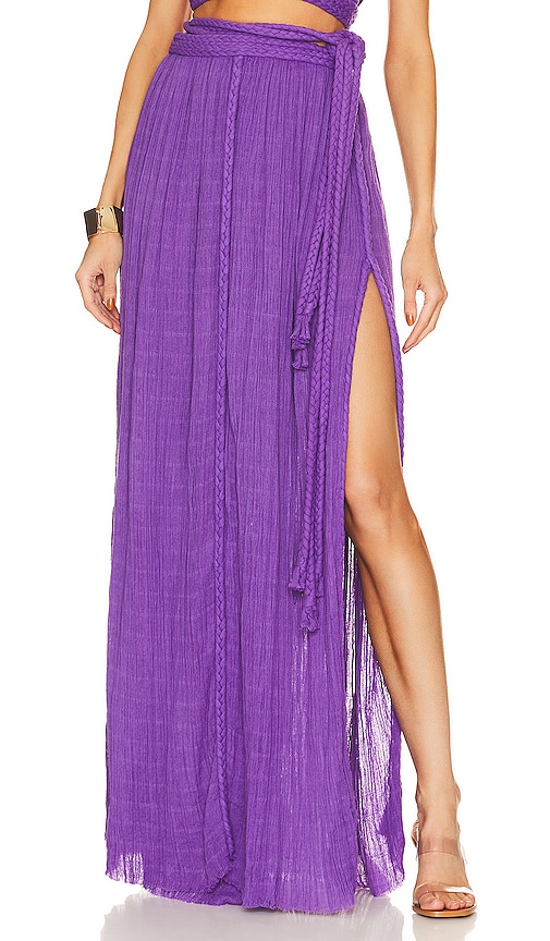 Kasia Kulenty x REVOLVE Aphrodite Skirt in Purple.